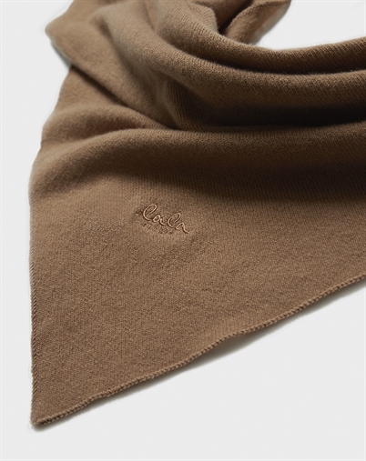 Lala Berlin - Triangle Solid M Tørklæde - Cashmere Blend Earth